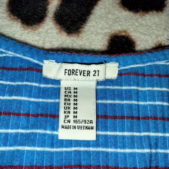 L tank top bottom forever 21 blue 💙 - Picture 2 of 3